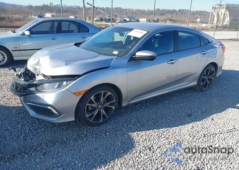 2021 Honda Civic Sport z USA, uszkodzony, nr VIN 19XFC2F89ME003728